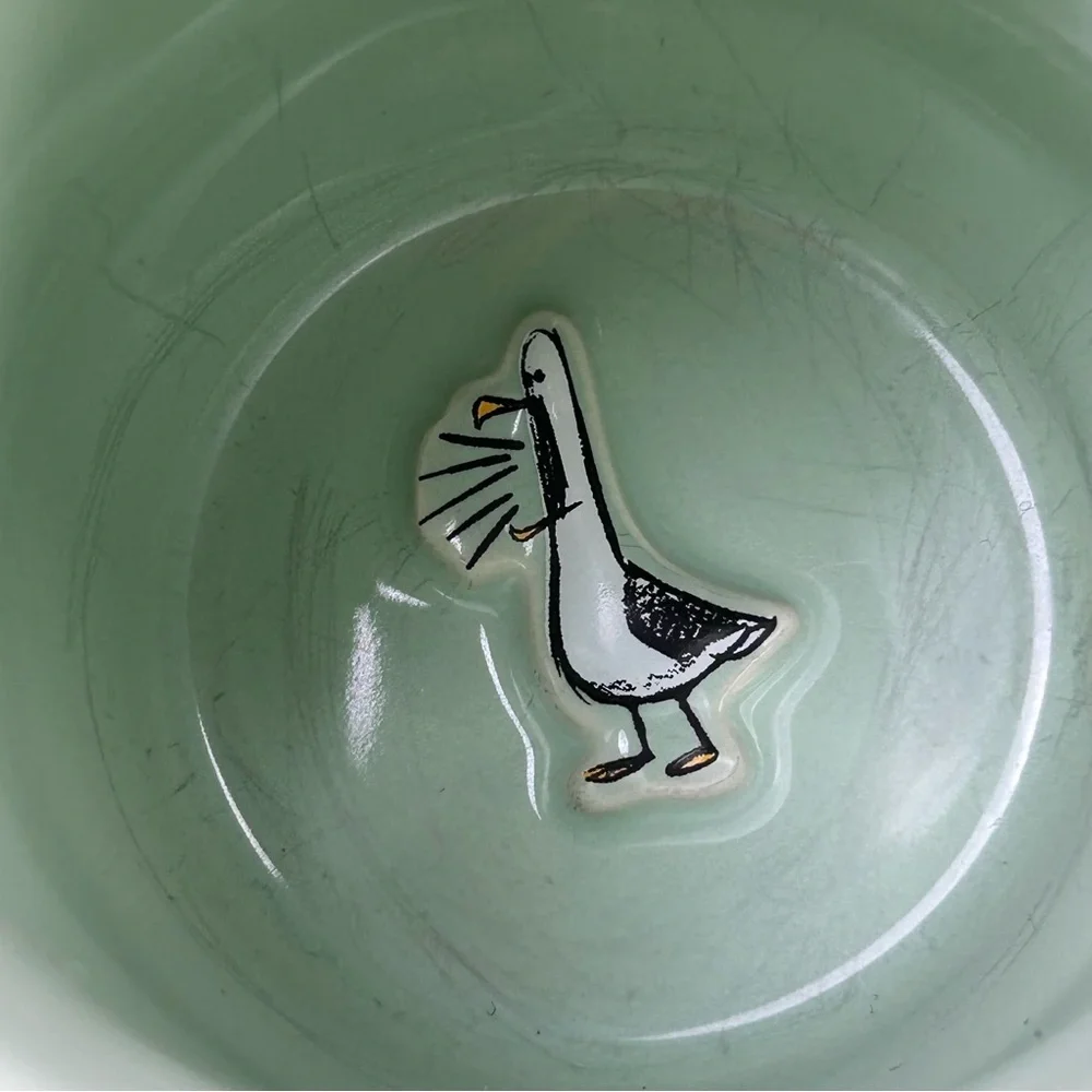 Disney Parks Finding Nemo Seagulls Mugs Mine Mine Raised 3D Coffee Mugs Set of 2 - Picture 7 of 10